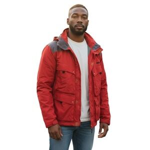 Allyance Outerwear Archetype Jacket Mens 3XL Red Hood Insulated‎ Winter Coat Ski